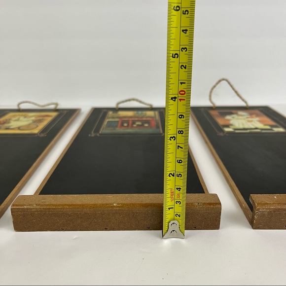 Set of Three Italian Chef Kitchen Hanging Chalk Boards - Picture 6 of 12